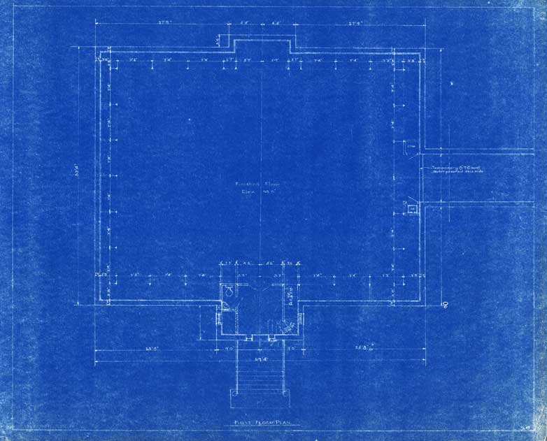 Original blueprint | ground floor plan